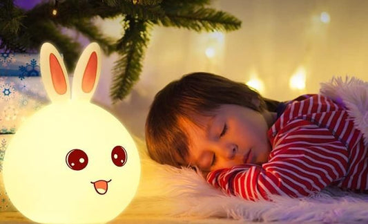 Open Eye Bunny Touch Lamp